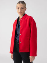 Load image into Gallery viewer, Modern Red Bomber Jacket