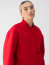Load image into Gallery viewer, Modern Red Bomber Jacket