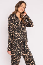 Load image into Gallery viewer, Black Cheetah PJ Set