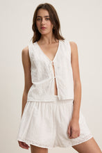 Load image into Gallery viewer, Cotton Eyelet Top