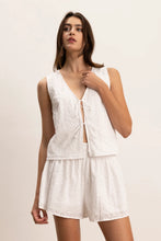 Load image into Gallery viewer, Cotton Eyelet Top