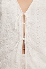 Load image into Gallery viewer, Cotton Eyelet Top