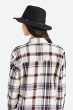 Load image into Gallery viewer, Wesley Fedora - Washed Black