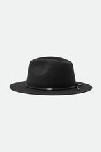Load image into Gallery viewer, Wesley Fedora - Washed Black