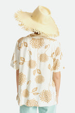 Load image into Gallery viewer, Jo Straw Frayed Fedora - Honey