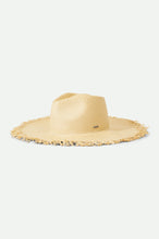 Load image into Gallery viewer, Jo Straw Frayed Fedora - Honey