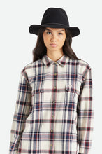 Load image into Gallery viewer, Wesley Fedora - Washed Black
