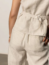 Load image into Gallery viewer, Outsmart V-Neck Flax Vest