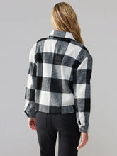 Load image into Gallery viewer, Cropped Boy Shirt Zip Up - Shacket