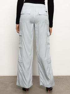 Down To Earth Soft Cargo Pant - Pearl Blue