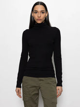 Load image into Gallery viewer, Essential Black Turtle Neck