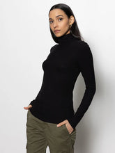 Load image into Gallery viewer, Essential Black Turtle Neck