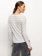 Load image into Gallery viewer, Femme Crew Stripe Longsleeve