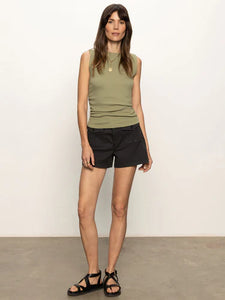 Ribbed Ruched Tank (Two Colours)