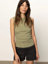 Load image into Gallery viewer, Ribbed Ruched Tank (Two Colours)