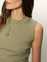 Load image into Gallery viewer, Ribbed Ruched Tank (Two Colours)
