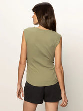 Load image into Gallery viewer, Ribbed Ruched Tank (Two Colours)