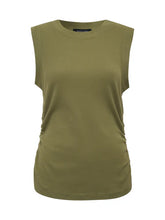 Load image into Gallery viewer, Ribbed Ruched Tank (Two Colours)