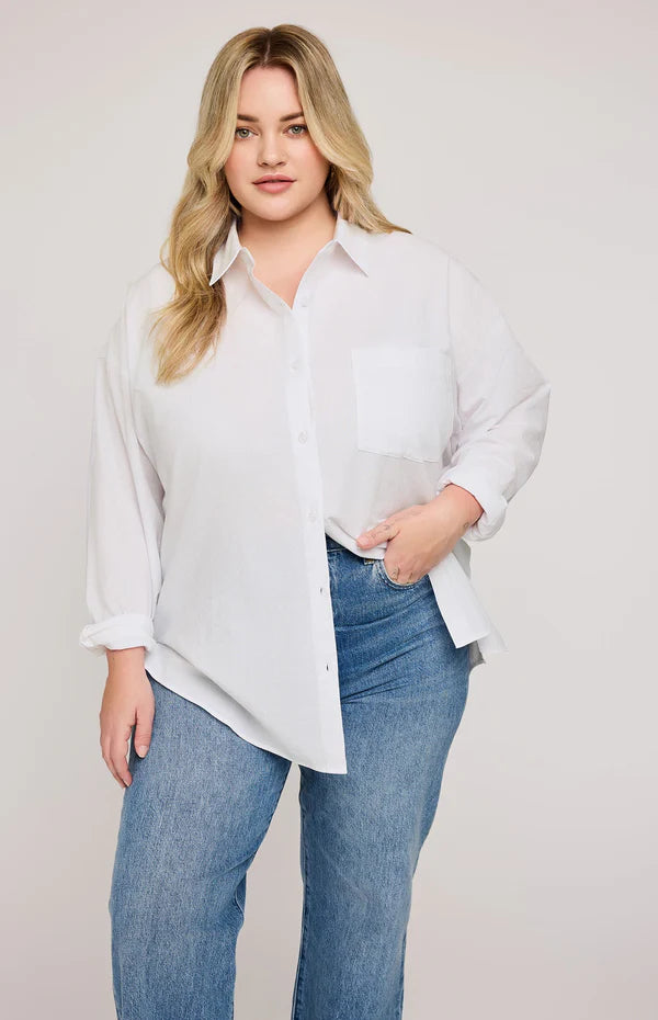 Callahan White Button Down