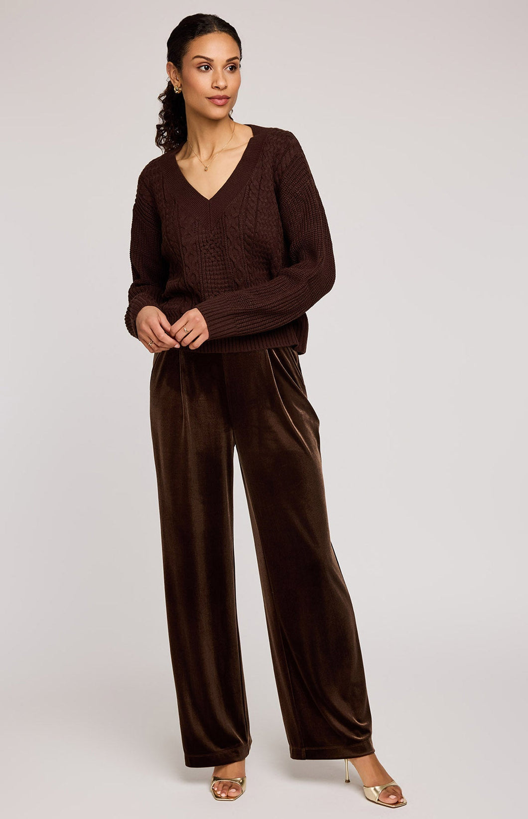 Marcie Pullover - Ganache Brown