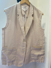 Load image into Gallery viewer, Bethan Heavy Linen Vest in Bisque