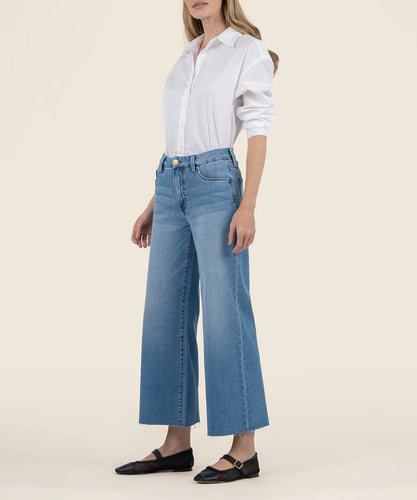 Meg High Rise Wide Leg - Deference Wash