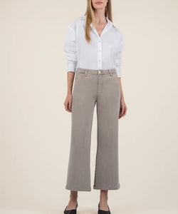 Meg High Rise Wide Leg - Coffee Cream