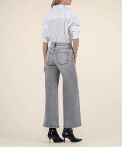 Meg High Rise Wide Leg - Stride Grey Wash