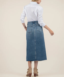 Jen Denim Skirt - Empowering Wash