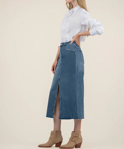 Jen Denim Skirt - Empowering Wash