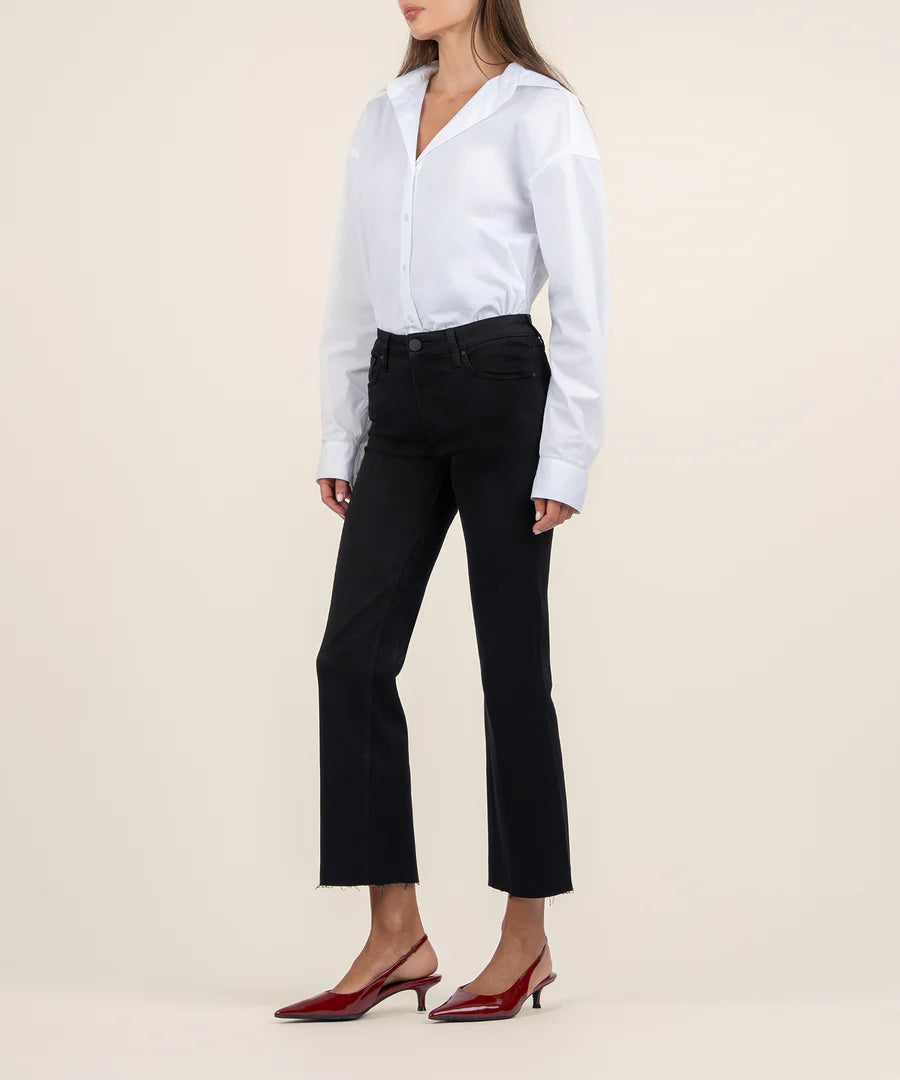 Kelsey Mid Rise Ankle Wash - Black Wash