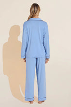 Load image into Gallery viewer, Gisele Long PJ Set Java Blue