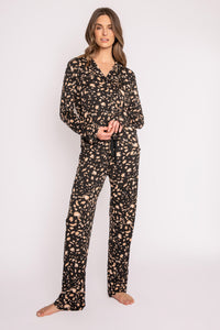 Black Cheetah PJ Set