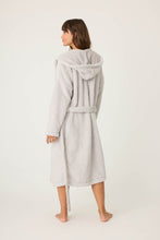 Load image into Gallery viewer, Teddy Bear Grey Plush Robe