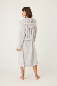 Teddy Bear Grey Plush Robe