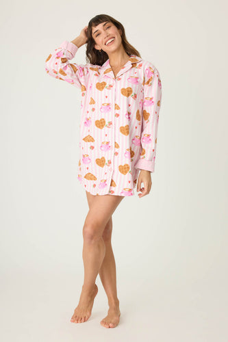 Breakfast Flannels Nightshirt
