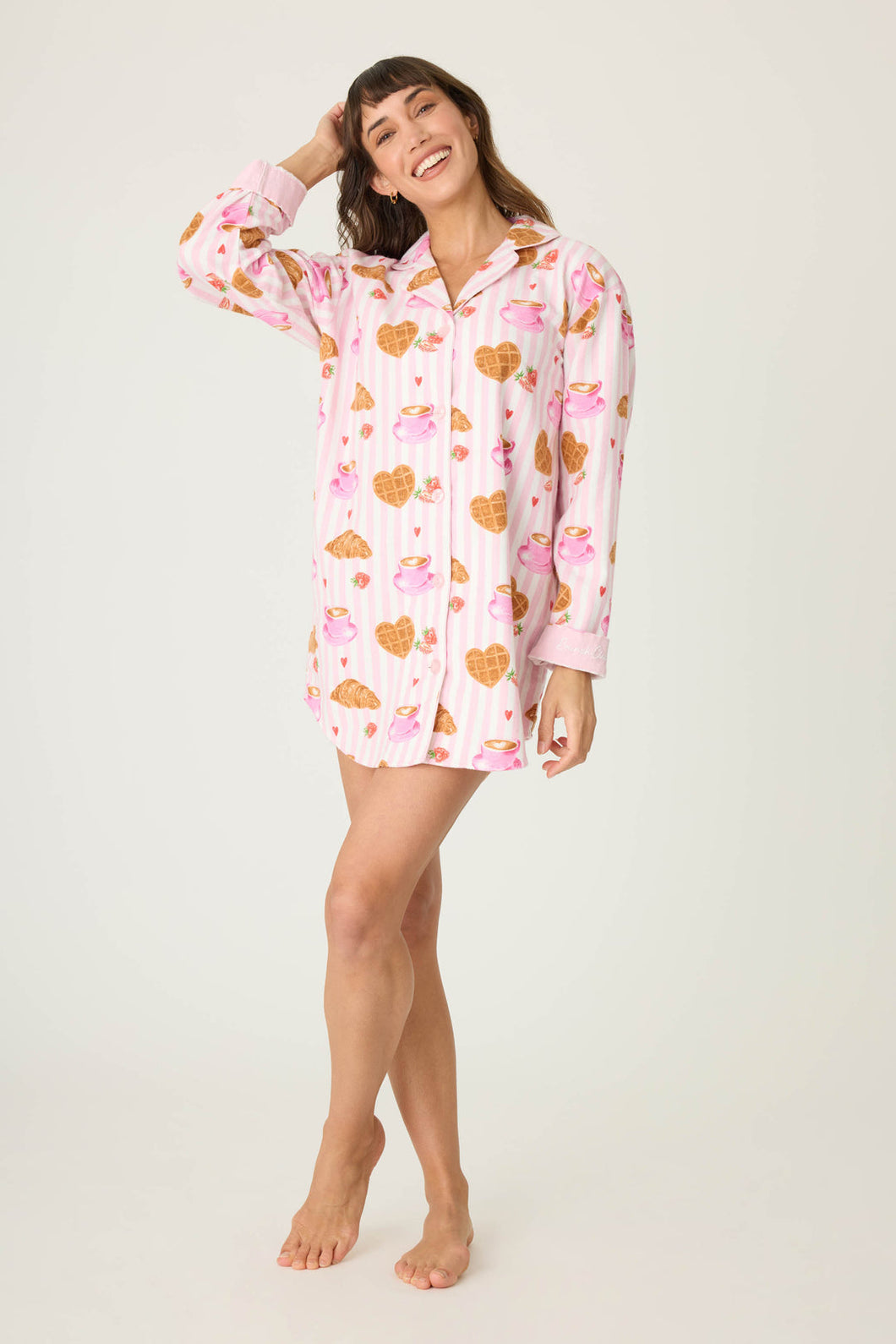 Breakfast Flannels Nightshirt