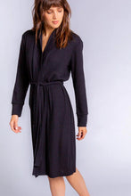 Load image into Gallery viewer, Textured Essentials Robe - Black