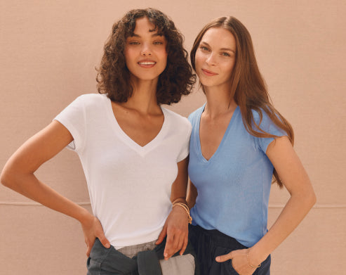 Faye V-Neck Tee