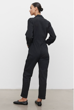 Load image into Gallery viewer, Brinley Cotton Jumpsuit in Vintage Black