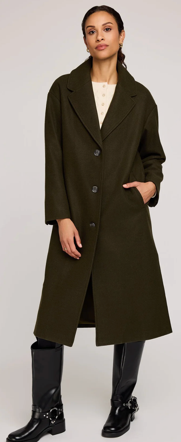 Agatha Coat in Hunter
