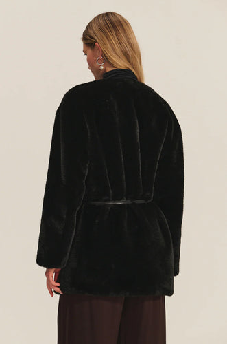 Marmont Fur Jacket Velvet by Graham and Spencer