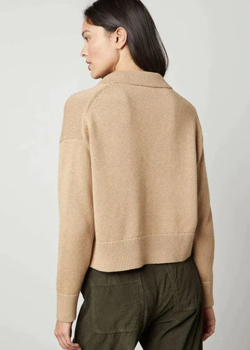 Camel Cotton Cashmere Sweater