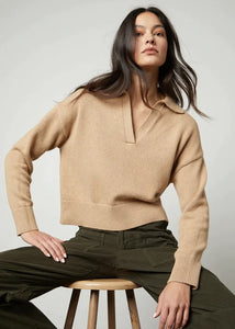 Camel Cotton Cashmere Sweater