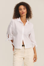 Load image into Gallery viewer, Arlette Cotton White Poplin Top