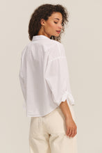 Load image into Gallery viewer, Arlette Cotton White Poplin Top