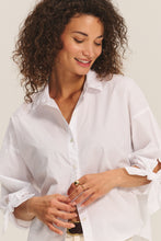 Load image into Gallery viewer, Arlette Cotton White Poplin Top