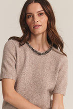 Load image into Gallery viewer, Briana Oatmeal Sweater with Jewels