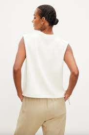 Aster Cotton Cashmere Sleeveless Top