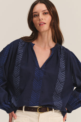 Effie Jacquard Blouse